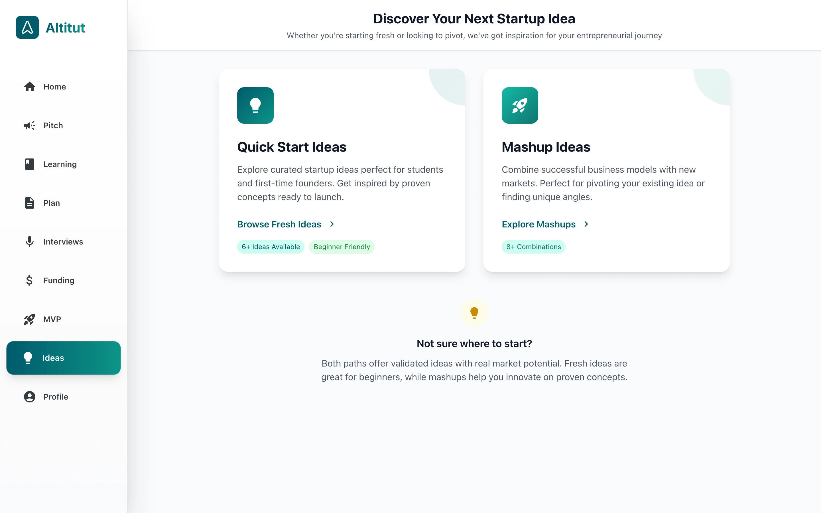 Startup Ideas Explorer